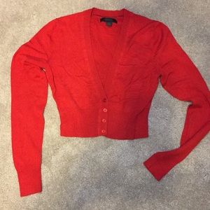 Express Cropped Long Sleeve Sweater